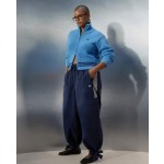 adidas Originals x ASOS balloon cargo sweatpants with ankle tie in navy