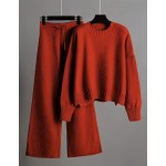 Versatile 2-Piece Outfit Crafted For Daily Convenience, Boasts A Comfortable Silhouette That Fits Seamlessly Into Your Routine, Suitable For Mild To Cool Weather, Great For Lazy We