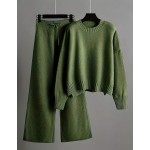 Versatile 2-Piece Outfit Crafted For Daily Convenience, Boasts A Comfortable Silhouette That Fits Seamlessly Into Your Routine, Suitable For Mild To Cool Weather, Great For Lazy We