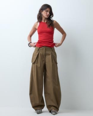 ASOS DESIGN cargo pants with side pocket detailing in tan