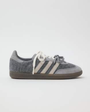 adidas Originals x Molly-Mae Samba Slate sneakers in gray with double laces