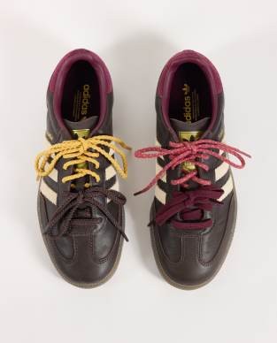 adidas Originals Samba OG double lace sneakers in brown