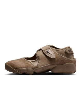 Nike Air Rift pony hair sneakers in brown